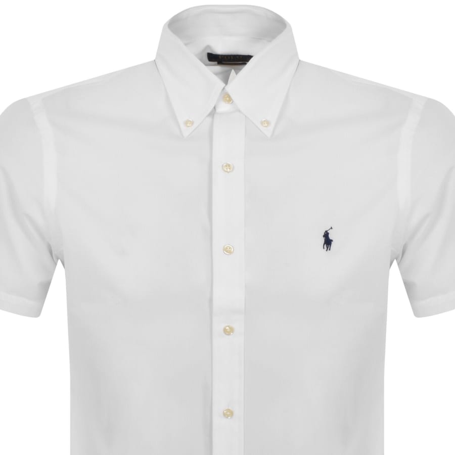 Ralph Lauren Short Sleeve Shirt White | Mainline Menswear